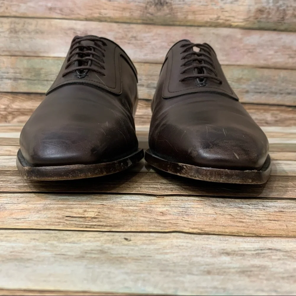 Gucci Plain Toe Oxford Shoes